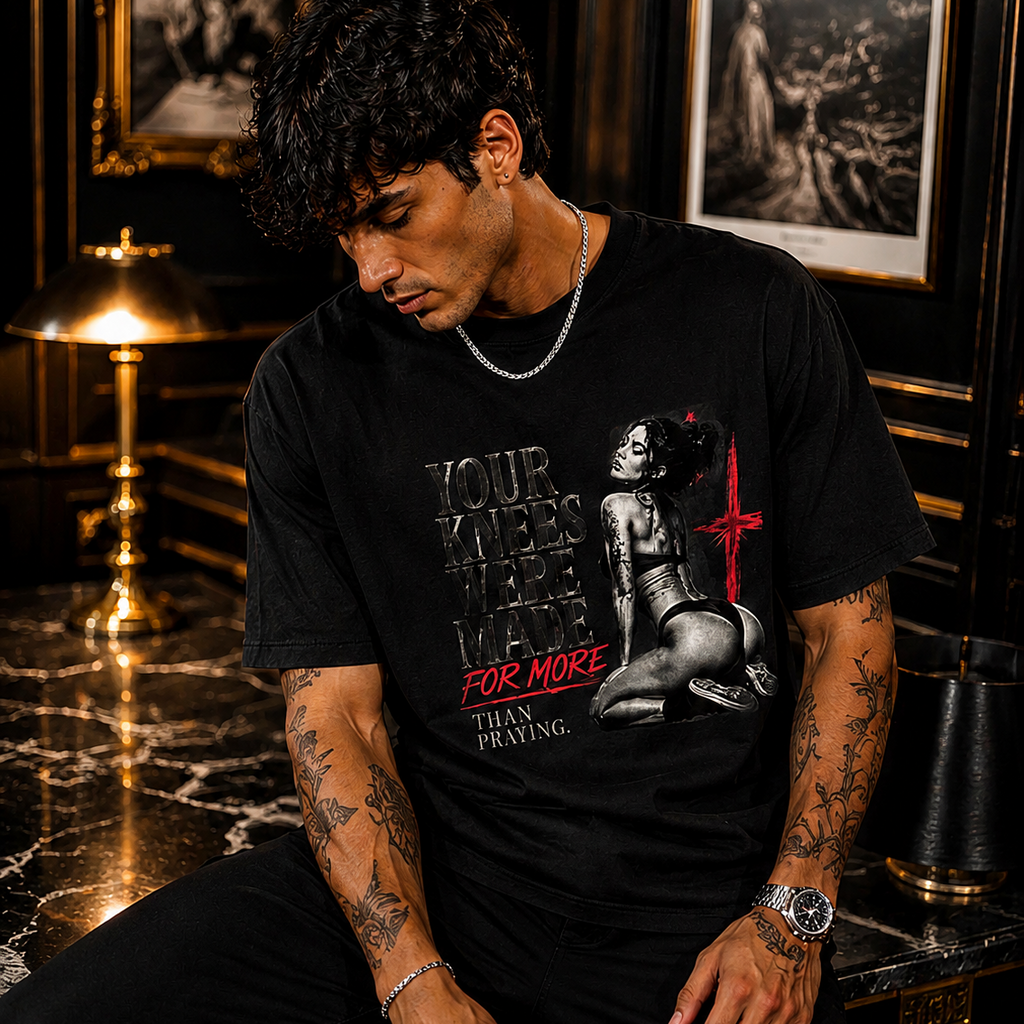 your knees were made for more than just praying Unisex Fitted T-Shirt - Next Level 6210