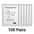 100Pairs Wholesale Hydrogel Eye Patch for Building Eyelash Extension Under Eye Pads Grafted Lash Stickers Beauty Tools