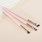 3pcs Makeup Brush Set,Blade eyeliner brush fine oblique head eyebrow brush outline eyeliner ultra-thin eye shadow brush makeup b