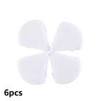 1/2/3/6Pcs Triangle Velvet Powder Puff Face Cosmetic Eye Beauty Makeup Tool Reusable Sponge Washable Mini Powder Puff Accessorie