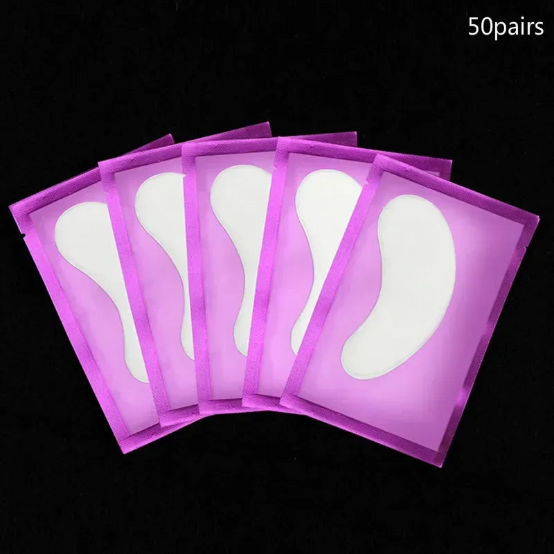 100Pairs Wholesale Hydrogel Eye Patch for Building Eyelash Extension Under Eye Pads Grafted Lash Stickers Beauty Tools