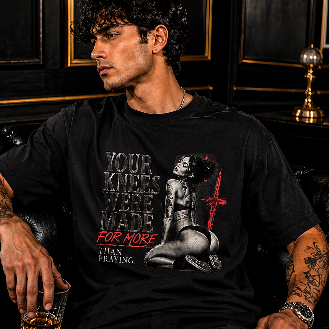 your knees were made for more than just praying Unisex Fitted T-Shirt - Next Level 6210