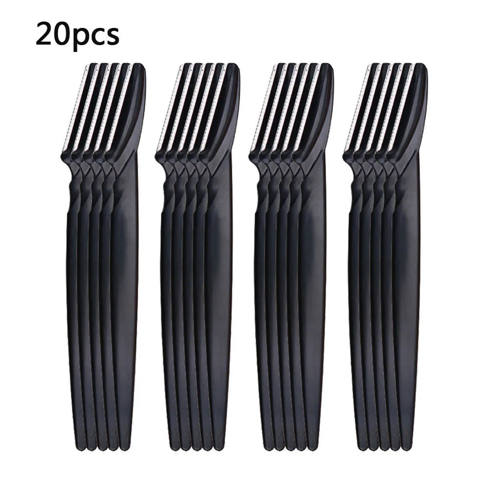 Eyebrow Trimmer Knives Makeup ToolsPortable Face Razor Hair Remover Cutter Brow Epilation Hair Removal Eye  Shaver Blades