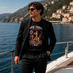 Good things come to those who sidallow Unisex organic ribbed neck t-shirt