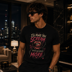 I'll make you scream more yes daddy in the same breath Unisex neck t-shirt