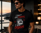 i don't give flowers i give orgasm Unisex oversized t-shirt