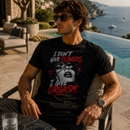 i don't give flowers i give orgasm Unisex oversized t-shirt