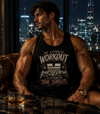 my favorite workout is between the sheets Men's Tank Top