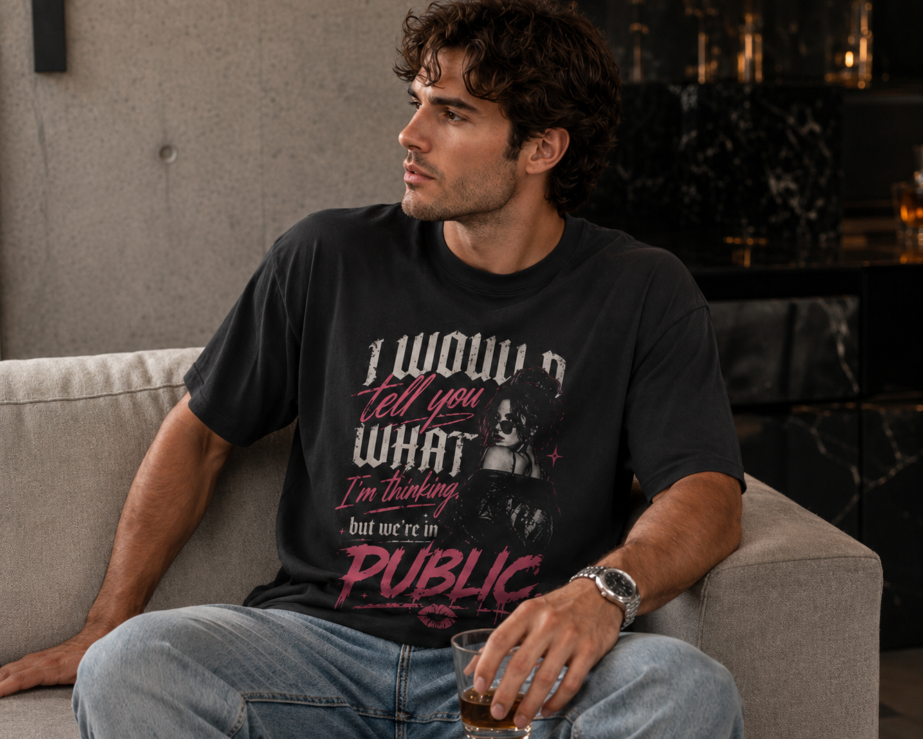 Men’s box tee