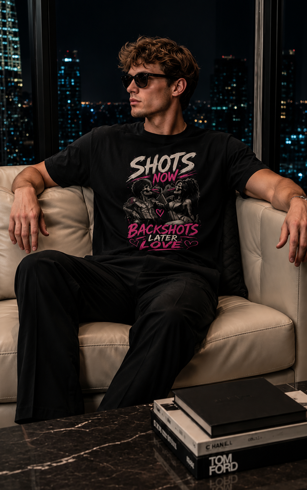 Shots Now Backshoots Later Love Short-Sleeve Unisex T-Shirt