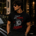i don't give flowers i give orgasm Unisex oversized t-shirt