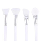 4Pcs/set White Makeup Silicone Facial Mask Brush Professional Mud Cream Brushes DIY Skin Care Foundation Cosmetic Beauty Tool