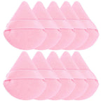 1/2/3/6Pcs Triangle Velvet Powder Puff Face Cosmetic Eye Beauty Makeup Tool Reusable Sponge Washable Mini Powder Puff Accessorie